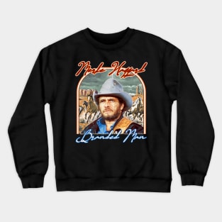 Merle Haggard ))(( Retro Branded Man Tribute Crewneck Sweatshirt